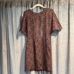 BCBGeneration Abstract Print backless batwing Dress